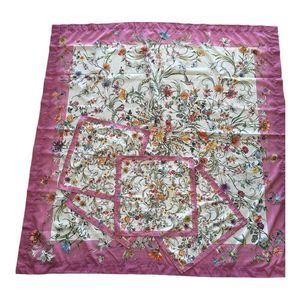 ZARA HOME square 60” table cloth with flowers and birds and 4 cloth napkins